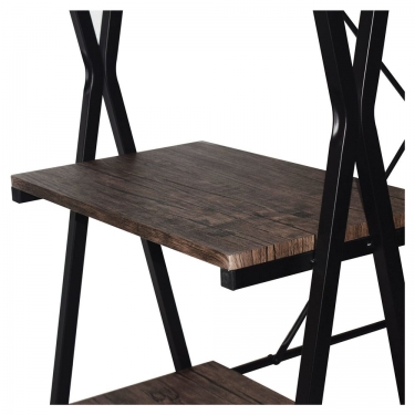 Стол на металлокаркасе BRABIX BRABIX LOFT CD-004 Мореный дуб
