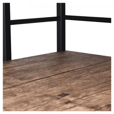 Стол на металлокаркасе BRABIX BRABIX LOFT CD-005 Мореный дуб