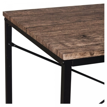 Стол на металлокаркасе BRABIX BRABIX LOFT CD-005 Мореный дуб