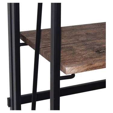 Стеллаж на металлокаркасе BRABIX BRABIX LOFT SH-001 Мореный дуб