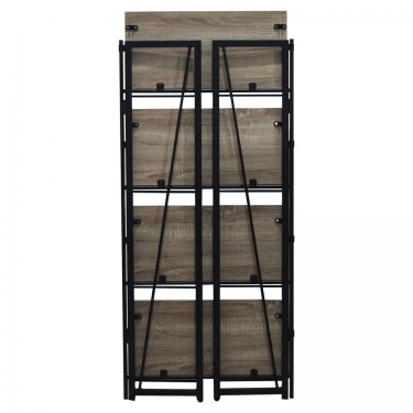 Стеллаж на металлокаркасе BRABIX BRABIX LOFT SH-001 Дуб антик