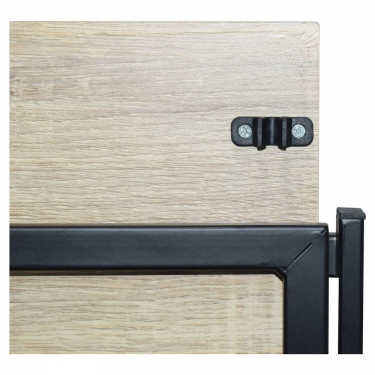 Стеллаж на металлокаркасе BRABIX BRABIX LOFT SH-001 Дуб натуральный
