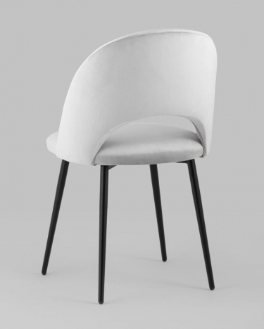 Стул Stool Group Меган велюр Светло-серый