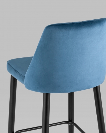 Стул барный Stool Group Диего Пыльно-синий