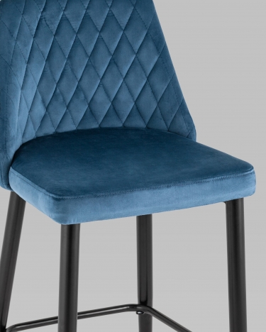 Стул барный Stool Group Диего Пыльно-синий