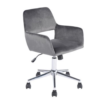 Стул офисный Stool Group Ross велюр Серый