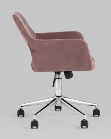Стул офисный Stool Group Ross велюр Розовый