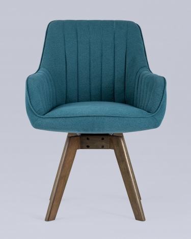 Комплект из двух стульев Stool Group MANS 2шт. Бирюзовый с функцией вращения