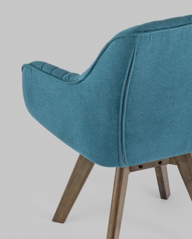 Комплект из двух стульев Stool Group MANS 2шт. Бирюзовый с функцией вращения