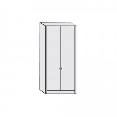 Гардероб POINTEX DVS2350203 Темный орех