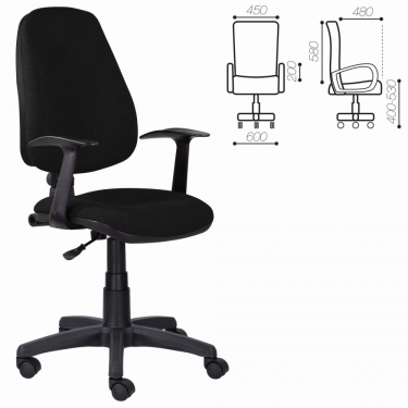 Кресло BRABIX BRABIX Comfort MG-321 Черный
