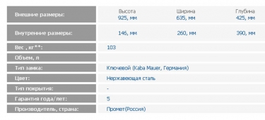 Депозитная ячейка ЗМК Промет DB-12S