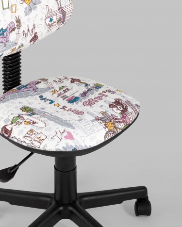 Кресло компьютерное детское Stool Group УМКА Girls Life