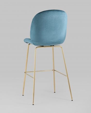 Стул барный Stool Group Beetle gold Маренго