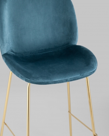 Стул барный Stool Group Beetle gold Маренго