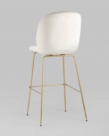 Стул барный Stool Group Beetle gold Бежевый