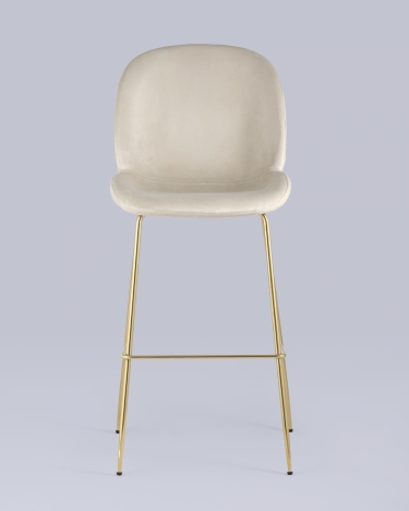 Стул барный Stool Group Beetle gold Бежевый