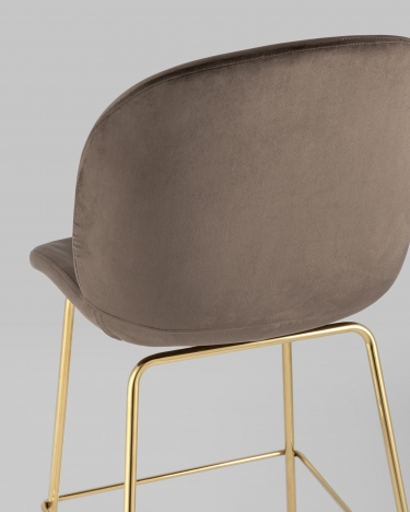 Стул барный Stool Group Beetle gold Коричневый