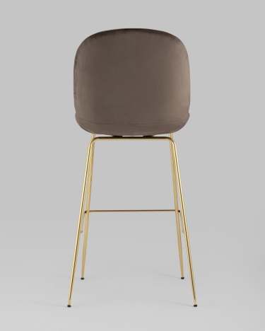 Стул барный Stool Group Beetle gold Коричневый
