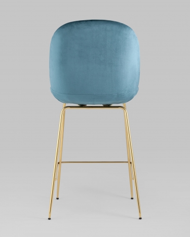 Стул полубарный Stool Group Beetle со спинкой gold Маренго