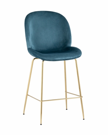 Стул полубарный Stool Group Beetle со спинкой gold Маренго