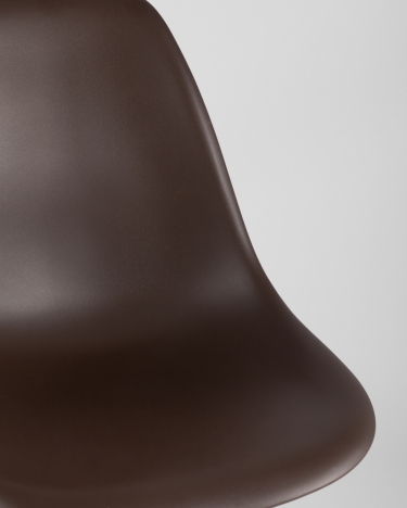 Стул Stool Group Eames DSW Коричневый