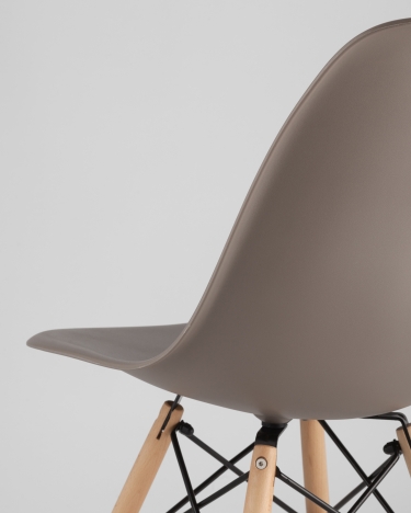 Стул Stool Group Eames DSW Темно-серый