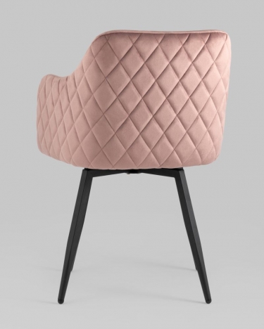 Стул Stool Group Ника вращающийся велюр Пыльно-розовый