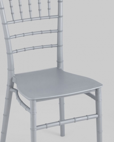 Стул Stool Group Chiavari Кьявари пластик Серебряный