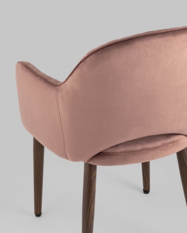 Стул Stool Group Венера Хани велюр Пыльно-розовый