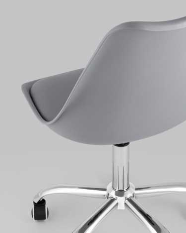 Стул офисный Stool Group BLOK NEW пластиковый Серый