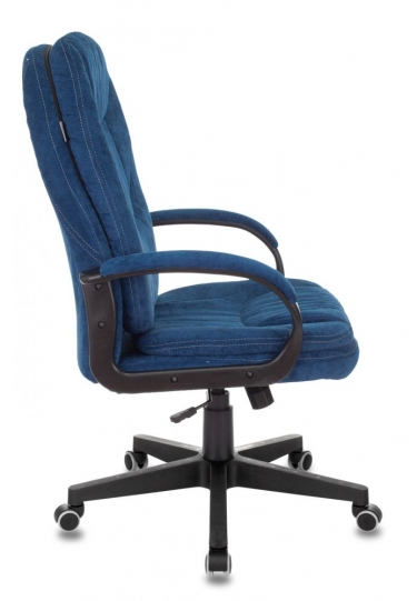 Кресло руководителя Бюрократ Бюрократ CH-868N Fabric темно-синий Velvet 29