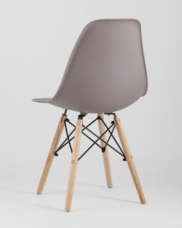 Стул Stool Group Style DSW NEW Темно-бежевый
