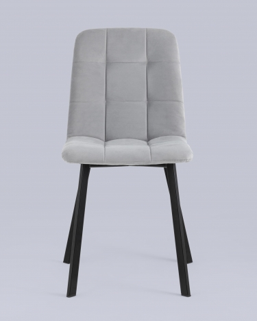 Стул Stool Group Oliver SquareвелюрСветло-серый