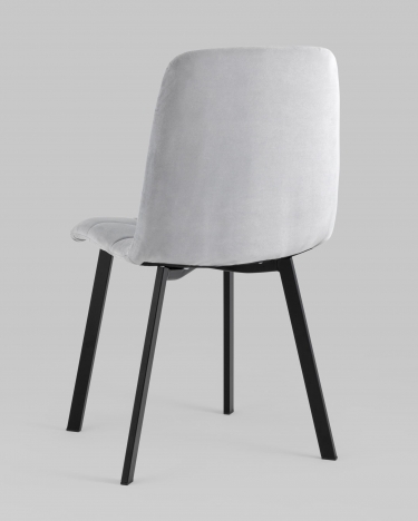 Стул Stool Group Oliver SquareвелюрСветло-серый