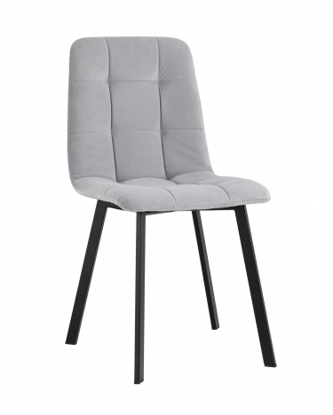 Стул Stool Group Oliver SquareвелюрСветло-серый