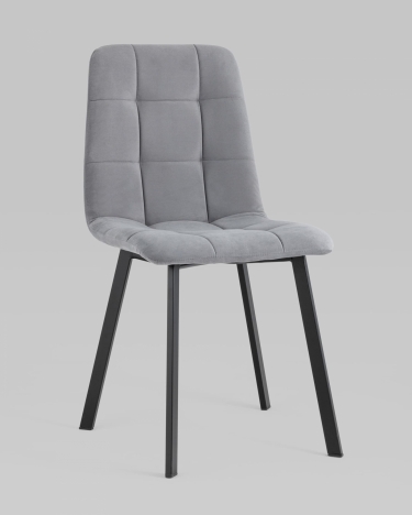 Стул Stool Group Oliver SquareвелюрСерый