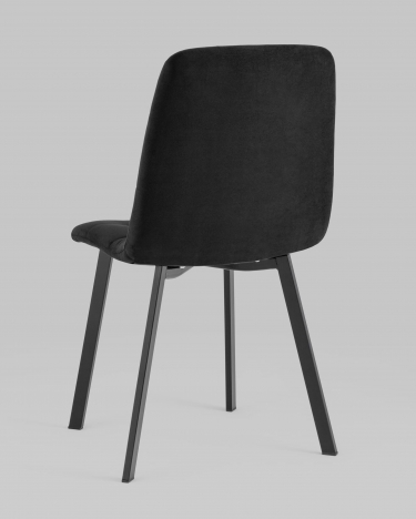 Стул Stool Group Oliver SquareвелюрЧерный