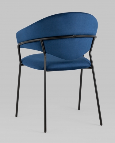 Стул Stool Group Алексис велюр Синий