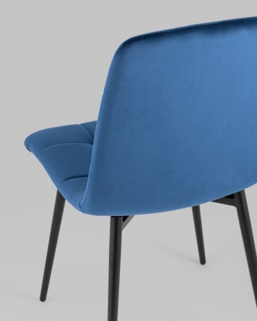 Стул Stool Group Одди велюр Синий
