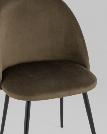 Стул Stool Group Фолио велюр Коричневый