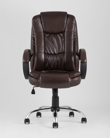 Компьютерное кресло Stool Group TopChairs Atlant экокожа Коричневое