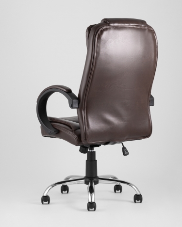 Компьютерное кресло Stool Group TopChairs Atlant экокожа Коричневое