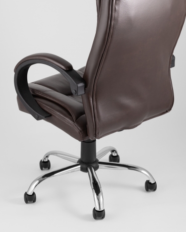 Компьютерное кресло Stool Group TopChairs Atlant экокожа Коричневое