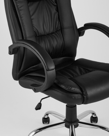 Компьютерное кресло Stool Group TopChairs Atlant экокожа Черное