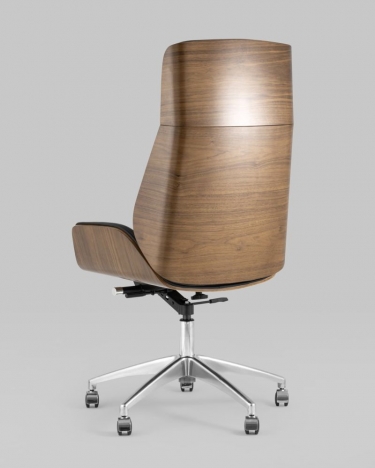 Кресло руководителя Stool Group TopChairs Crown экокожа Черное
