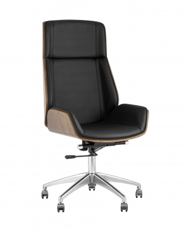 Кресло руководителя Stool Group TopChairs Crown экокожа Черное