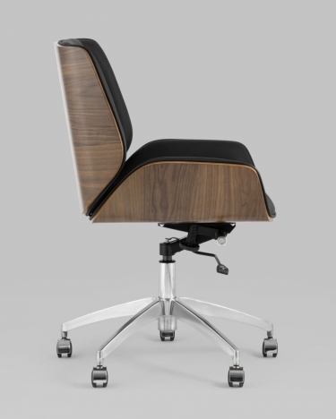 Офисное кресло Stool Group TopChairs Crown 2 экокожа Черное