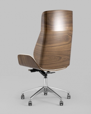 Кресло руководителя Stool Group TopChairs Crown экокожа Бежевое