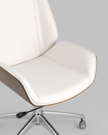 Кресло руководителя Stool Group TopChairs Crown экокожа Бежевое